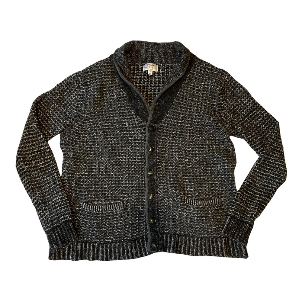 Rag And Bone Neiman Marcus Target Cardigan Shawl Neck Wool Sweater Gray Men’s XL